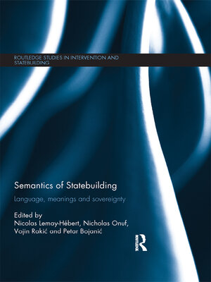 cover image of Semantics of Statebuilding
